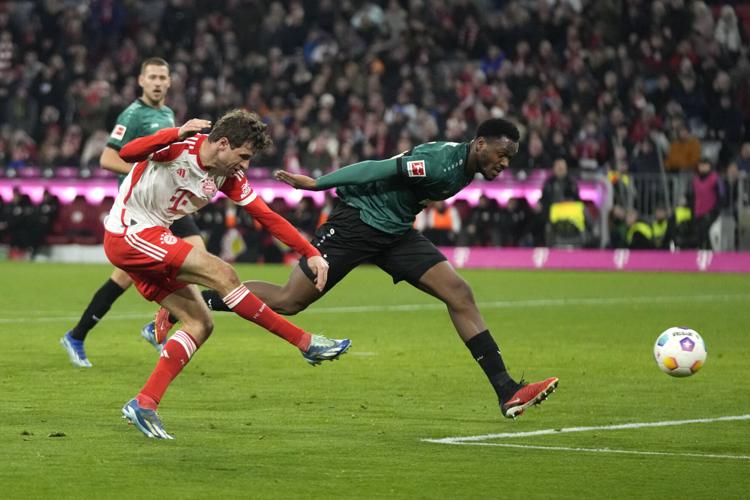 FC Bayern München Thomas Müller, en av representantene for tradisjonell fotball